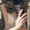 Girl and Black Cats Flowers Phone Case iPhone Samsung Cover Pixel 3638 - Image 5