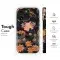 Girl and Black Cats Flowers Phone Case iPhone Samsung Cover Pixel 3638 - Image 6