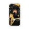 Girl and Black Cats Phone Case iPhone Samsung Cover Pixel 3637 - Image 1