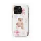 Girly Watercolor Teddy Bear and Candy Cane Art Phone Case Cover for iPhone 17 Pro Max 16 15 Plus 14 13 Mini Samsung S25 S24 Pixel 10 9 8836 - Image 1