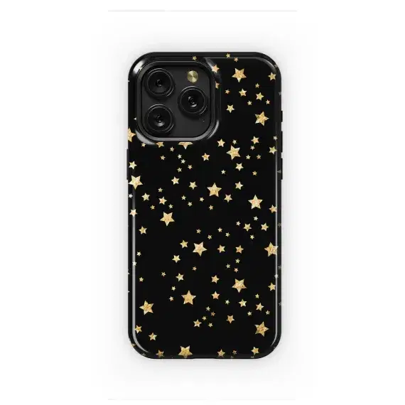 Gold Glitter Stars
 Phone Case iPhone Samsung Cover Pixel 5576 - Image 1