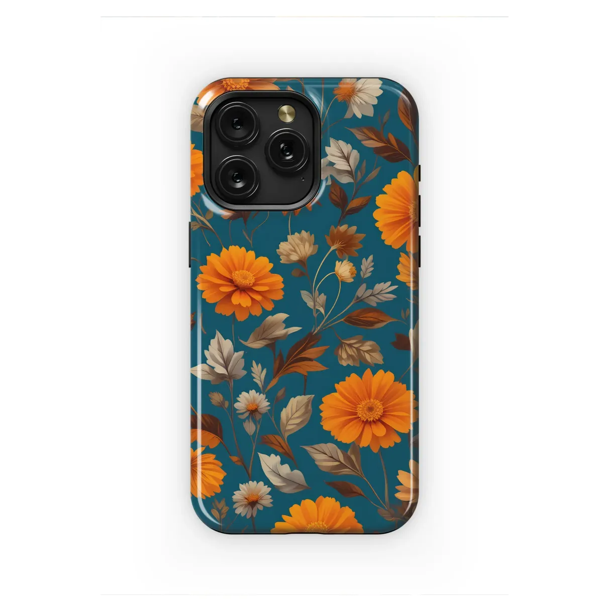 Golden Hour Floral Meadow Art Phone Case iPhone Samsung Cover Pixel 7305 - Image 1