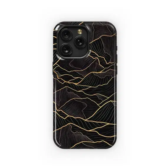 Golden Line Mountains
 Phone Case iPhone Samsung Cover Pixel 5673 - Image 1