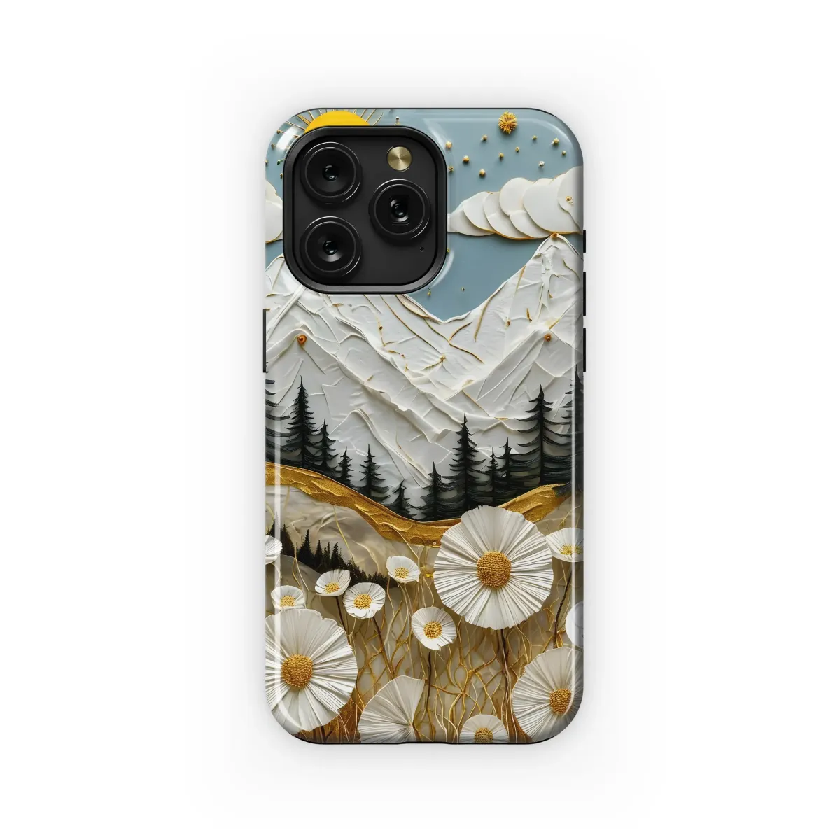 Golden Mountain Meadow
 Phone Case iPhone Samsung Cover Pixel 6071 - Image 1