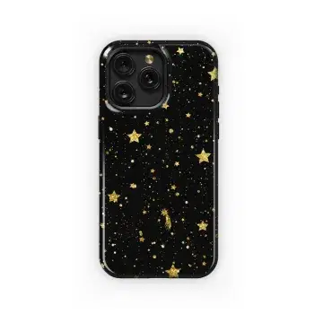 Golden Stardust Night Phone Case iPhone Samsung Cover Pixel 5612 - Image 1
