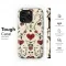 Gothic Botanical Heart and Vine Damask Print Phone Case Cover for iPhone 17 Pro Max 16 15 Plus 14 13 Mini Samsung S25 S24 Pixel 10 9 8799 - Image 6