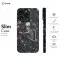 Gothic Skeleton Book Reading Floral Phone Case iPhone Samsung Cover Pixel 1691 - Image 6