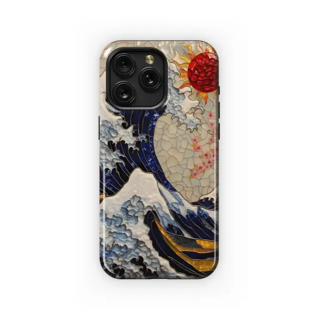 Great Wave Mosaic
 Phone Case iPhone Samsung Cover Pixel 6078