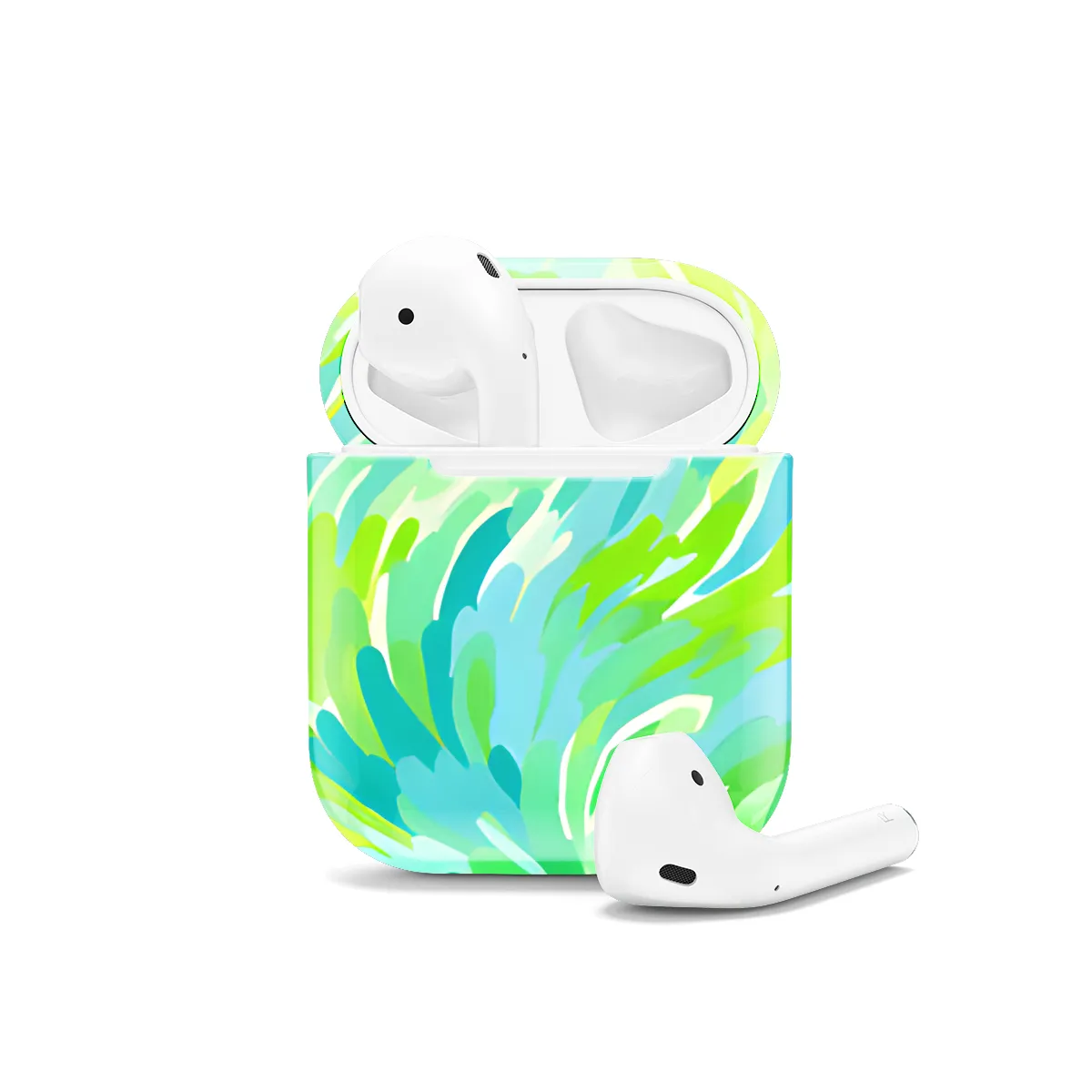 Green and Yellow Limeaid Preppy AirPods Case AirPods Pro AirPods Pro 2 AirPods 3 AirPods 2 Glossy 1363 - Image 1