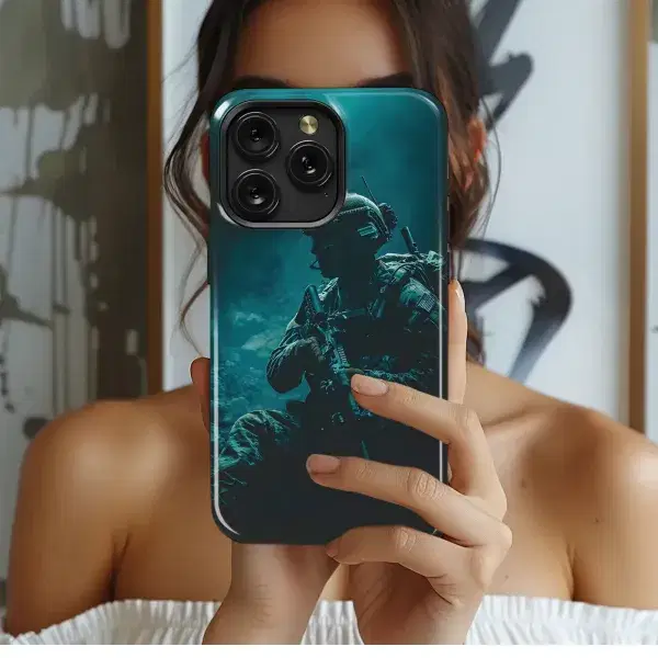 Green Beret Ops Phone Case iPhone Samsung Cover Pixel 5624 - Image 1