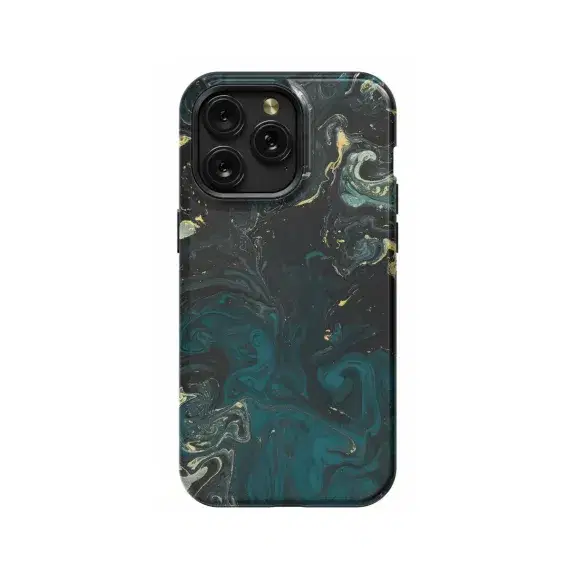 Green Black Golden Phone Case iPhone Samsung Pixel & More - Image 1