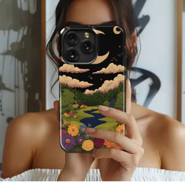 Green Daydream Aesthetic Phone Case iPhone Samsung Cover Pixel 5005 - Image 1