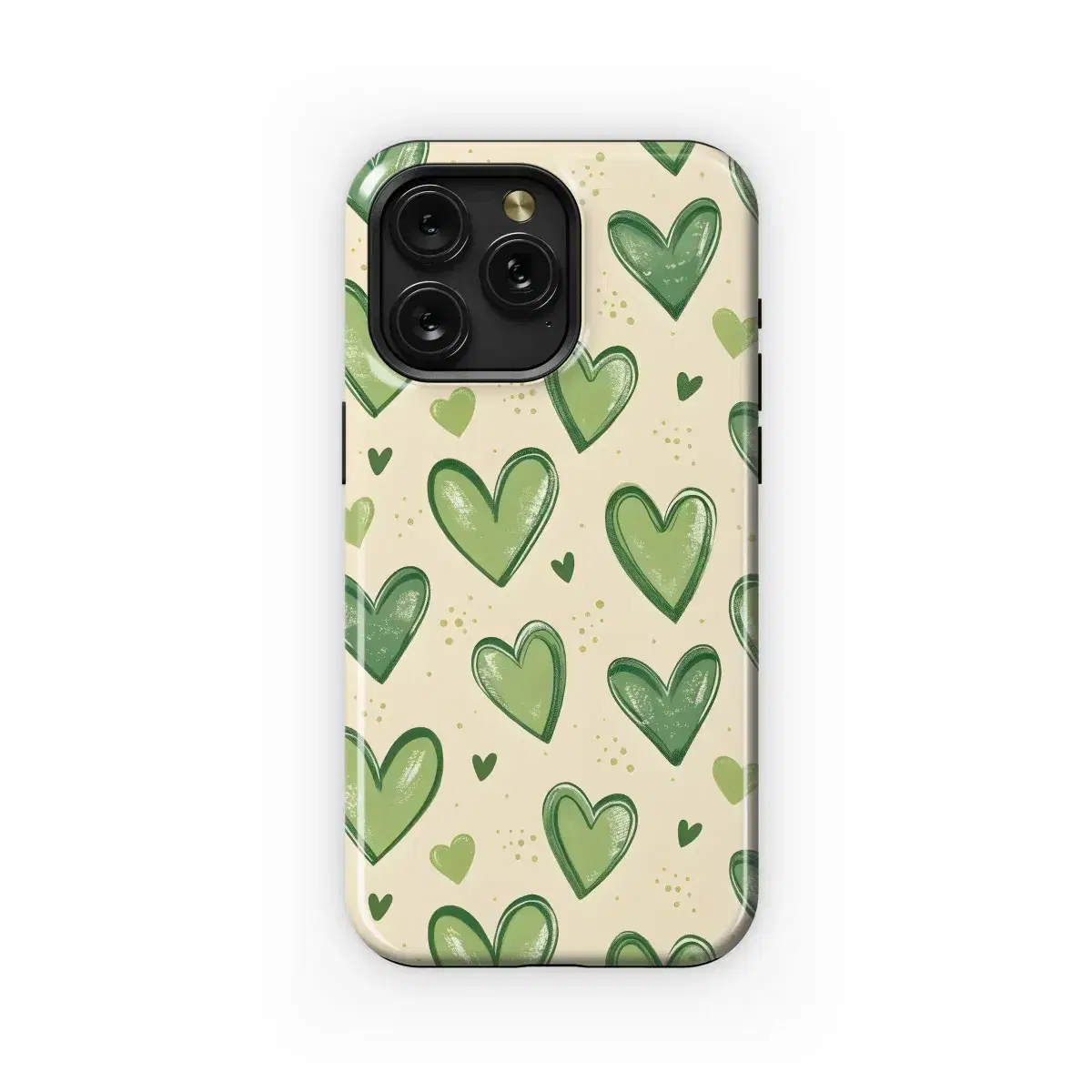 Green Hearts Pattern
 Phone Case iPhone Samsung Cover Pixel 5820 - Image 1