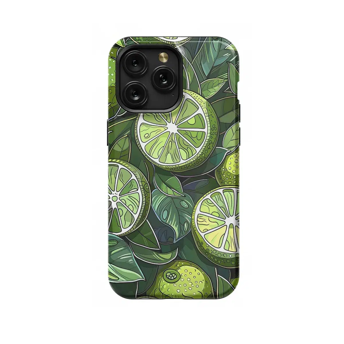 Green lime Phone Case iPhone Samsung Pixel & More 446 - Image 1