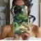 Green Paint Brushstrokes Phone Case iPhone Samsung Cover Pixel 3398 - Image 2