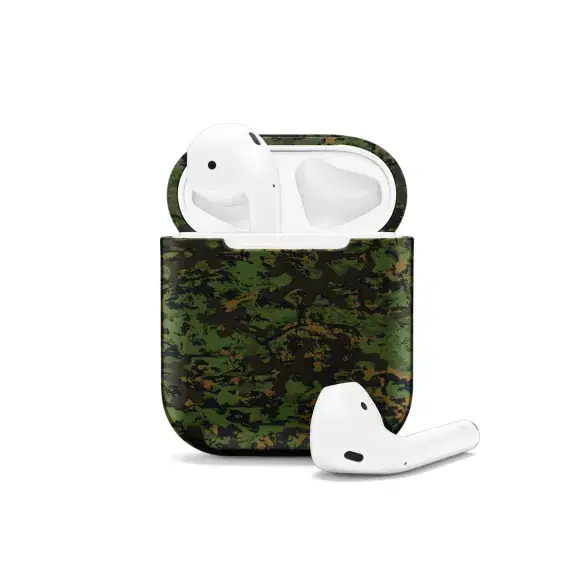 Green Vector Combat Camo Grunge Print AirPods Case AirPods Pro AirPods Pro 2 AirPods 3 AirPods 2 Glossy 2214 - Image 1
