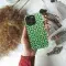 Green White Knitted Mosaic Phone Case iPhone Samsung Cover Pixel 3848 - Image 4
