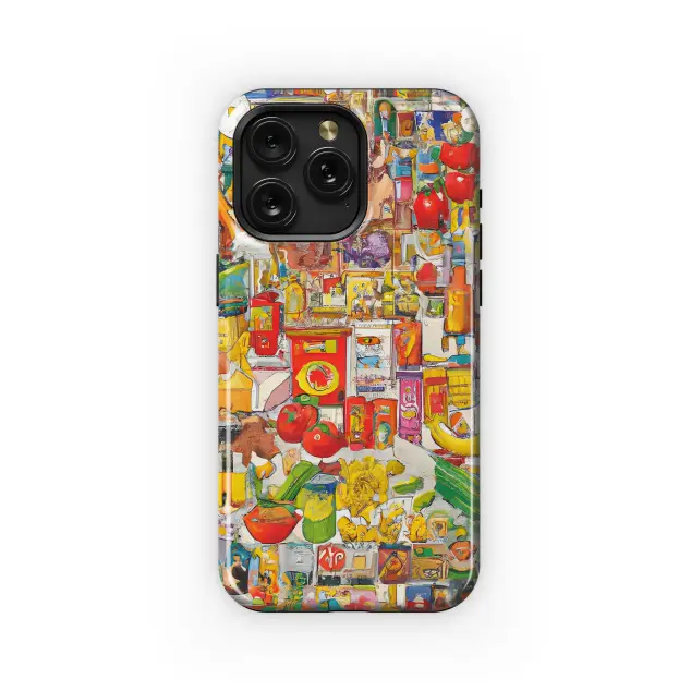 Grocery Artwork Phone Case iPhone Samsung Cover Pixel 3408