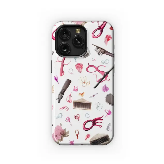 Grooming Tools Pattern Phone Case iPhone Samsung Cover Pixel 5169