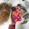 Groovy Orange Hearts Phone Case iPhone Samsung Cover Pixel 3124 - Image 4