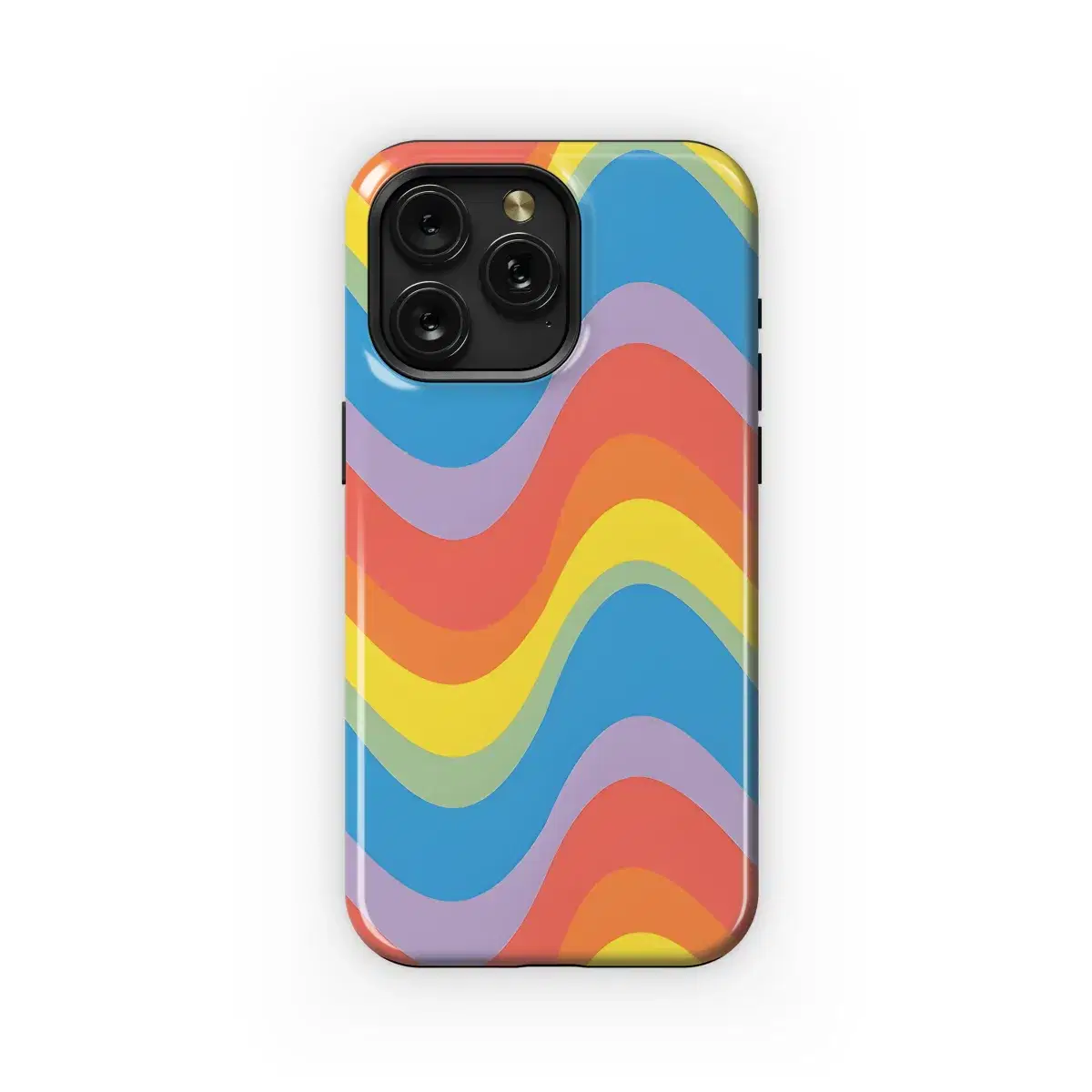 Groovy Rainbow Phone Case iPhone Samsung Cover Pixel 3873 - Image 1