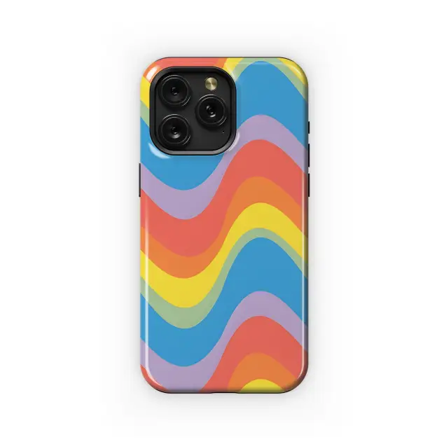 Groovy Rainbow Phone Case iPhone Samsung Cover Pixel 3873