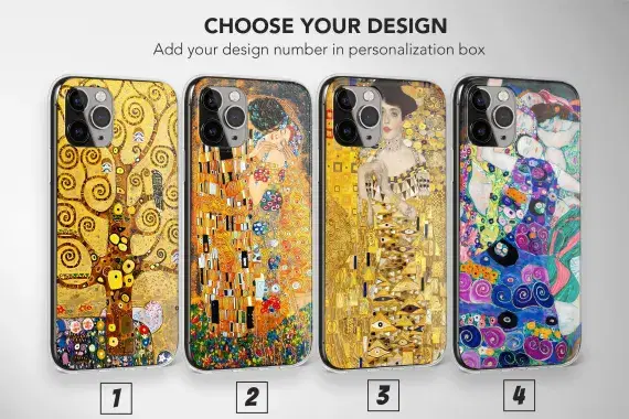 Gustav Klimt Phone Case Art Nouveau Art Cover - Image 1