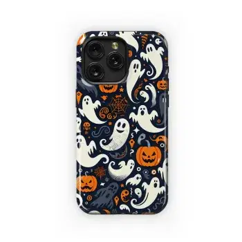 Halloween Ghost Phone Case iPhone Samsung Cover Pixel 2735 - Image 1
