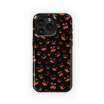 Halloween Pumpkin Phone Case iPhone Samsung Cover Pixel 3664 - Image 1