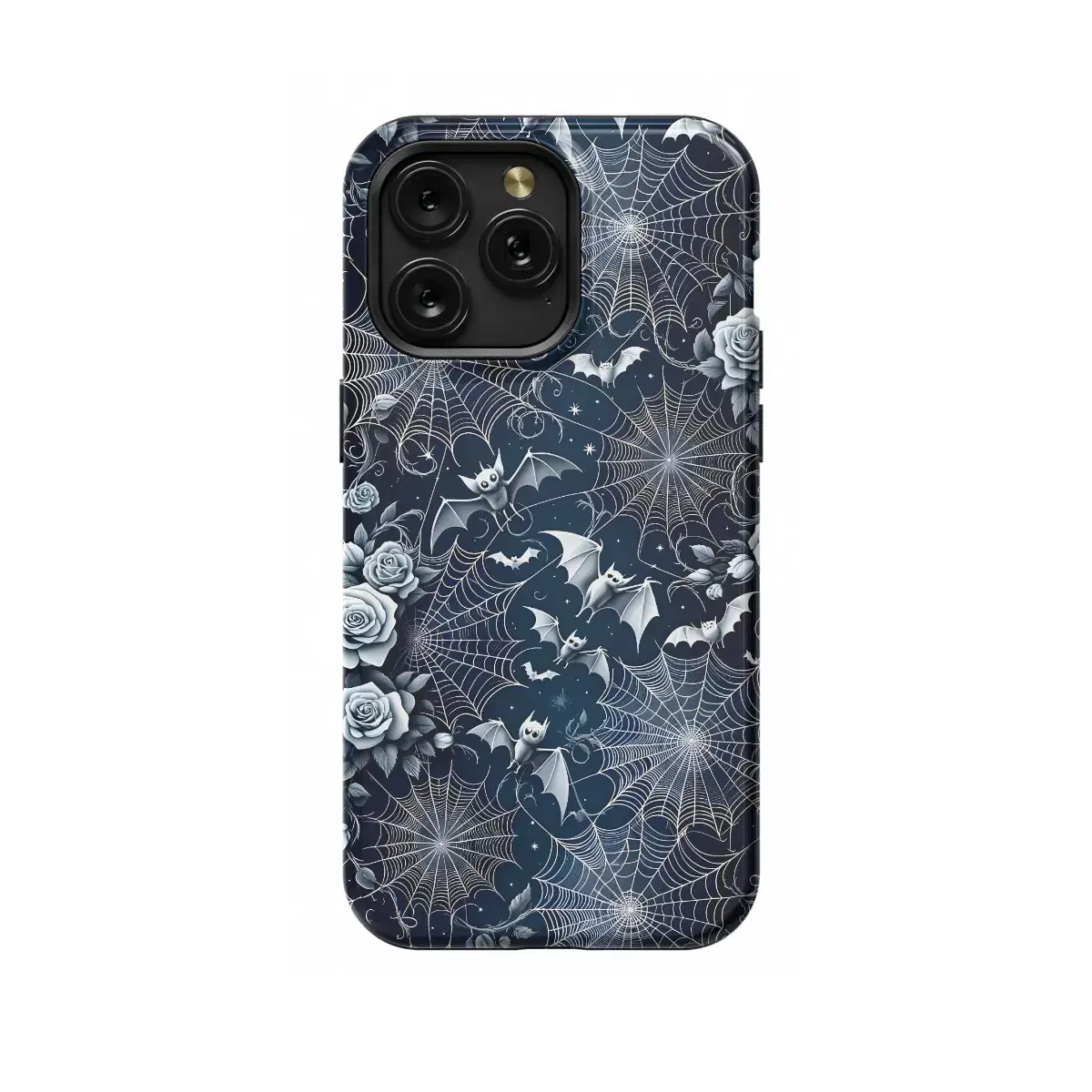Halloween Spider Web Bat Spooky Phone Case iPhone Samsung Cover Pixel 1030 - Image 1