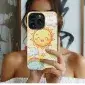 Happy Sunny Rainbow Clouds
 Phone Case iPhone Samsung Cover Pixel 5703 - Image 1