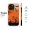 Haunted Graveyard Bat Flight Silhouette Phone Case iPhone Samsung Cover Pixel 6993 - Image 6