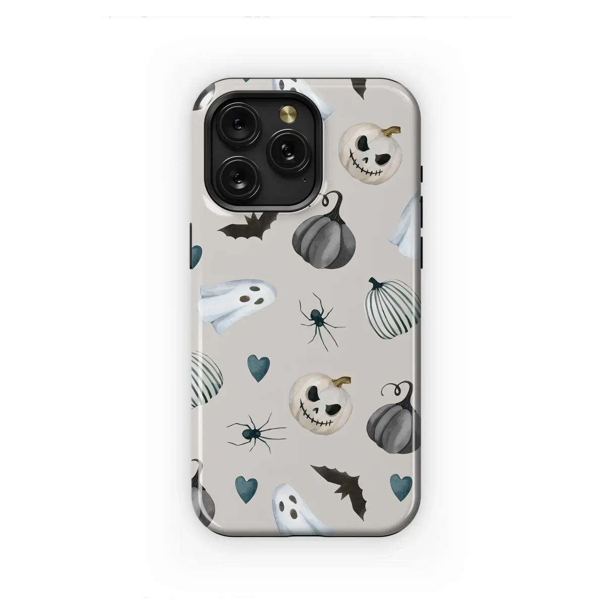 Haunted Hearts and Spooky Friends Phone Case iPhone Samsung Cover Pixel 7072 - Image 1