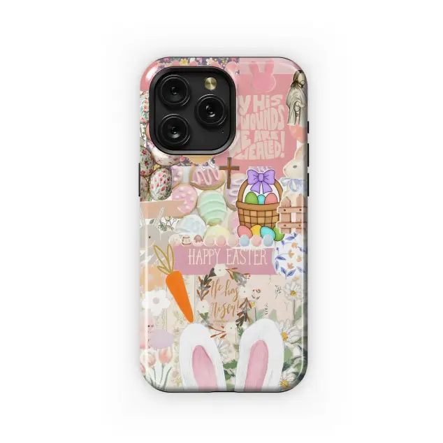 He Has Risen Easter Joy Phone Case iPhone Samsung Cover Pixel 4863