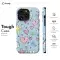 Heart Cross and Flower Seamless Blue Phone Case iPhone Samsung Cover Pixel 1149 - Image 5