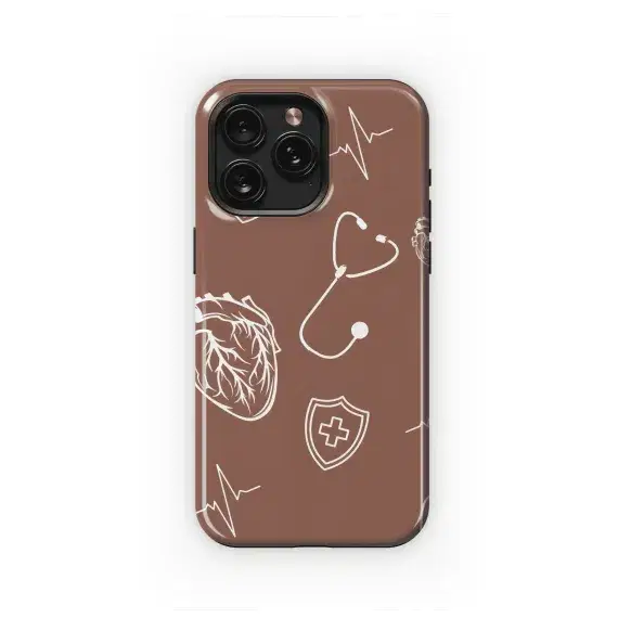 Heart Health Shield
 Phone Case iPhone Samsung Cover Pixel 4437 - Image 1