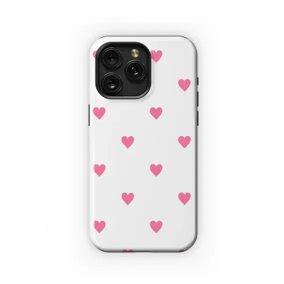 Heart Pattern Phone Case iPhone Samsung Cover Pixel 2143 - Image 1