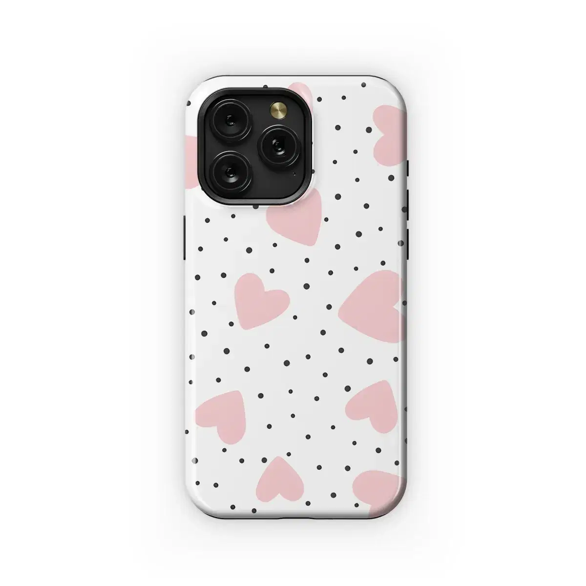Heart Polka Dot Cute Phone Case iPhone Samsung Cover Pixel 3906 - Image 1