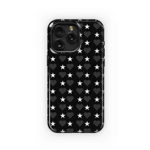 Hearts & Stars Pattern
 Phone Case iPhone Samsung Cover Pixel 6155
