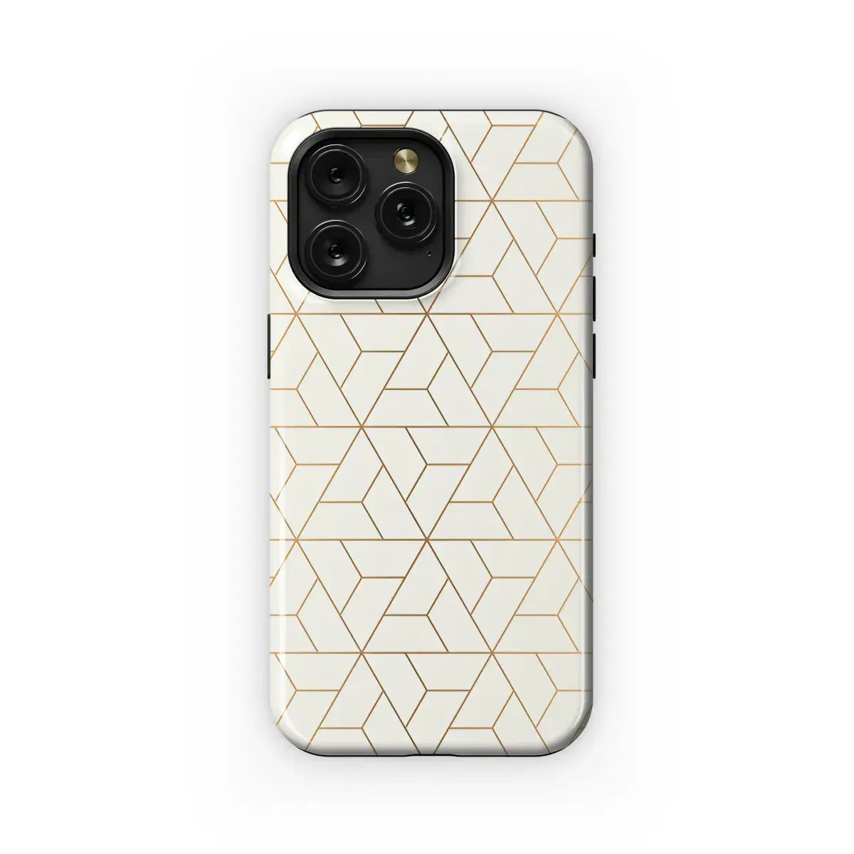 Hexagon Grid Line Triangle Phone Case iPhone Samsung Cover Pixel 3658 - Image 1