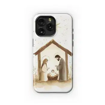 Holy Family Nativity Scene
 Phone Case iPhone Samsung Cover Pixel 4138 - Image 1