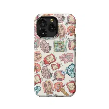 Human Anatomy Brain Eyes Phone Case iPhone Samsung Pixel & More - Image 1