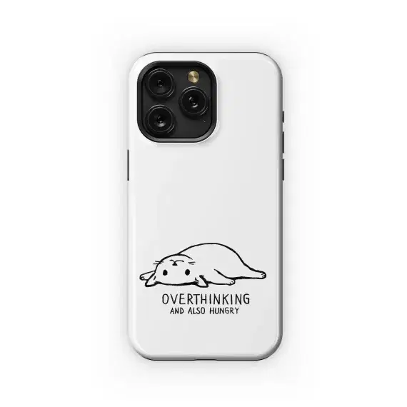 Hungry & Overthinking Cat
 Phone Case iPhone Samsung Cover Pixel 4735 - Image 1