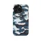 Blue and White Camouflage iPad Air 2 Phone Case - Image 1
