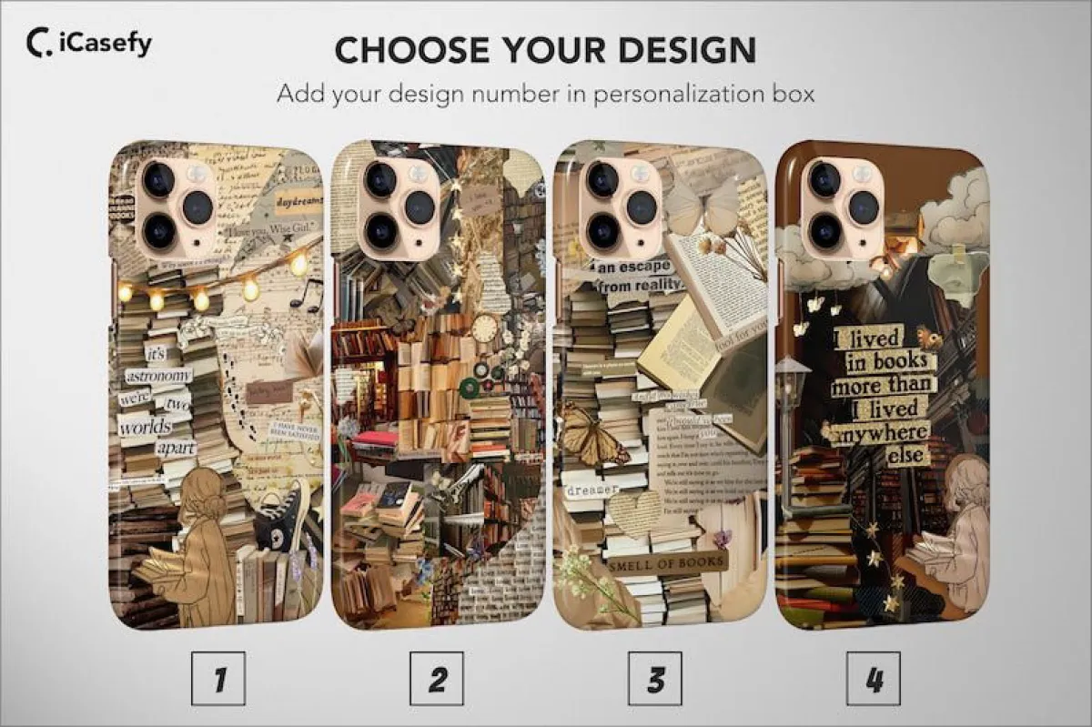iPad Air 2 Book Lover Bookish Aesthetic Phone Case - Image 1