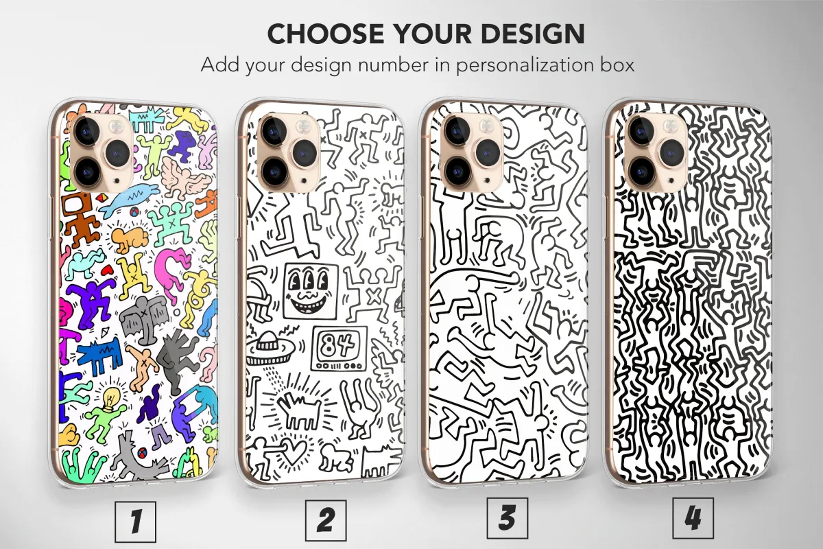 iPad Air 2 Keith Haring Art Phone Case - Image 1