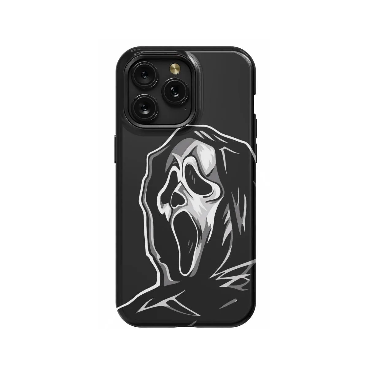iPad Air 2 Scream Mask Black and Phone Case - Image 1