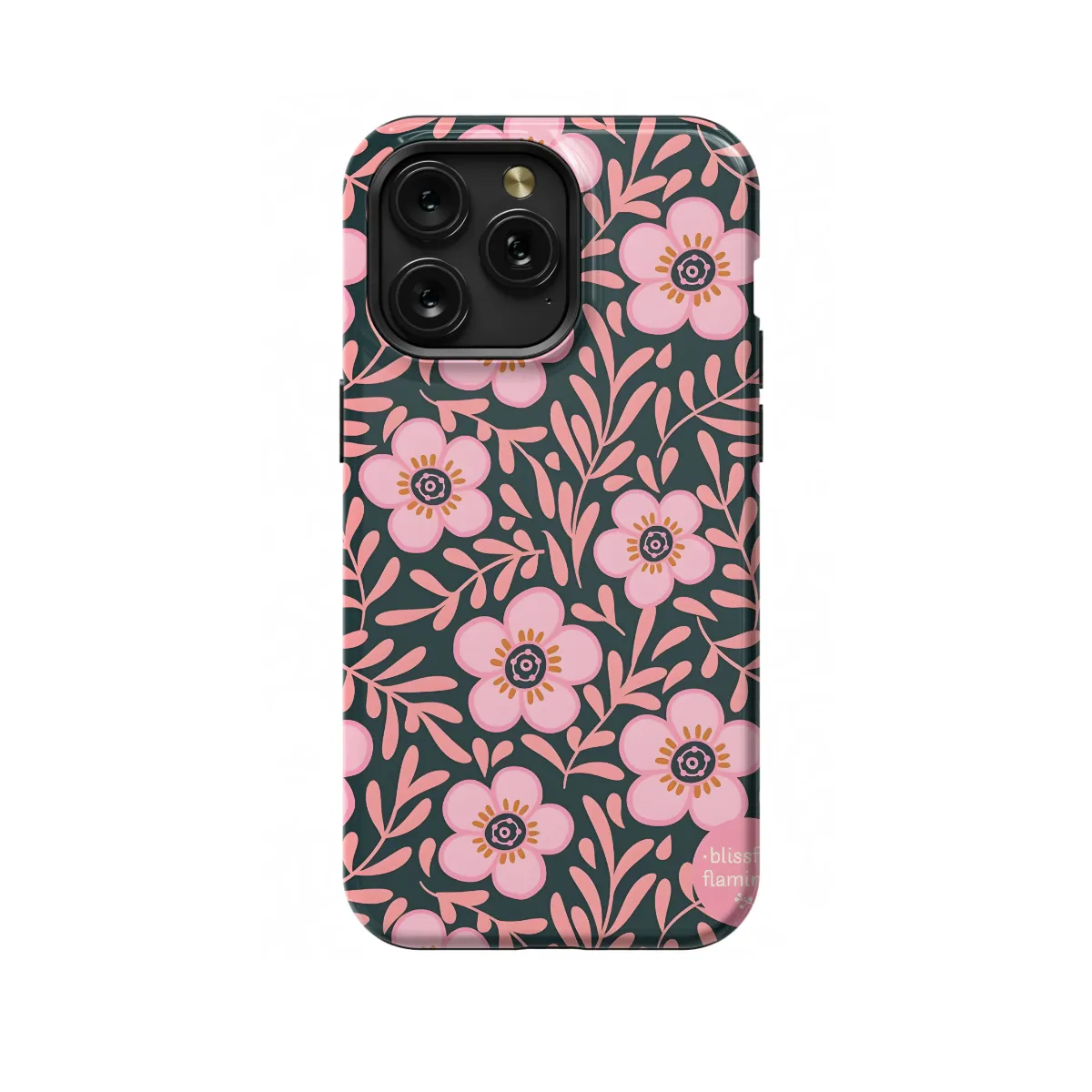 iPad Air 2 Seamless Pink Floral Phone Case - Image 1