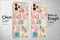 iPad Air 2 Vintage Seashell Aesthetic Nature Draw Colorful Phone Case - Image 4