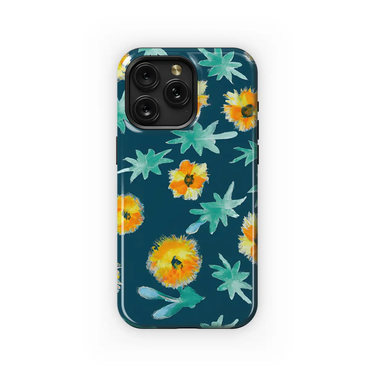 iPhone 11 Pro Max Floral Watercolor Phone Case - Image 1